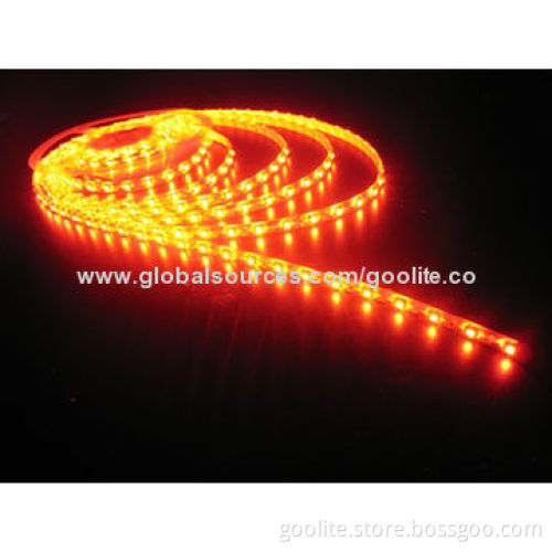 3528-60LEDs LED flexible strip light, battery powered LED strip ,CE & RoHS